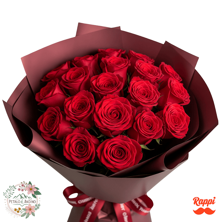 Rosas Rojo Pasión Andina 18 1