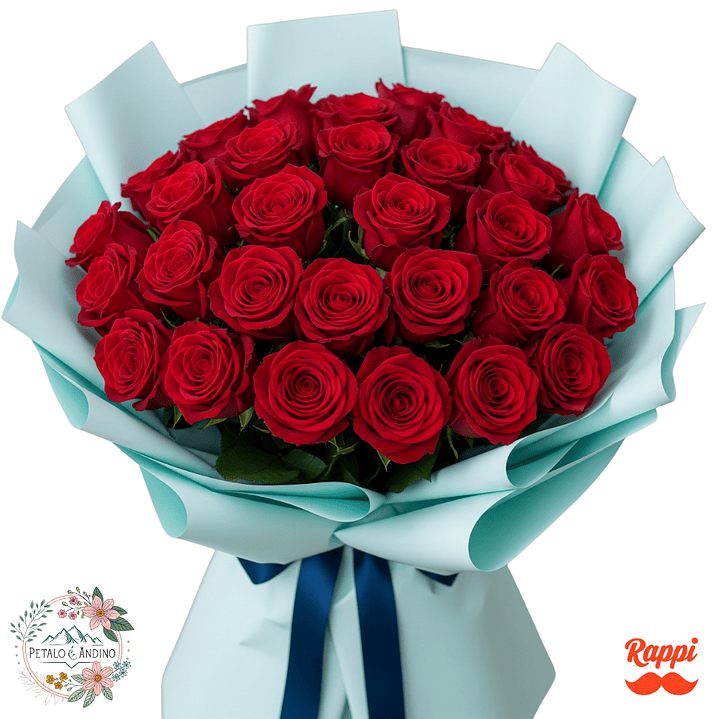 Rosas Pasión Celestial X24 1