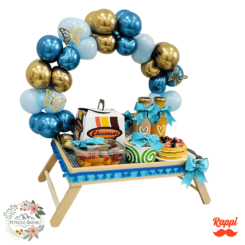 Desayuno Sorpresa “Dulce Mañana Azul & Dorado”