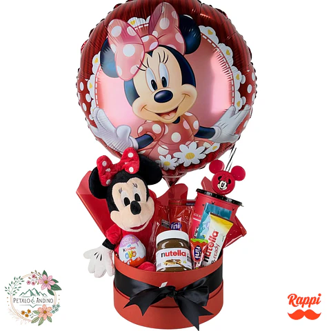 Regalo Minnie con Dulces y Globo
