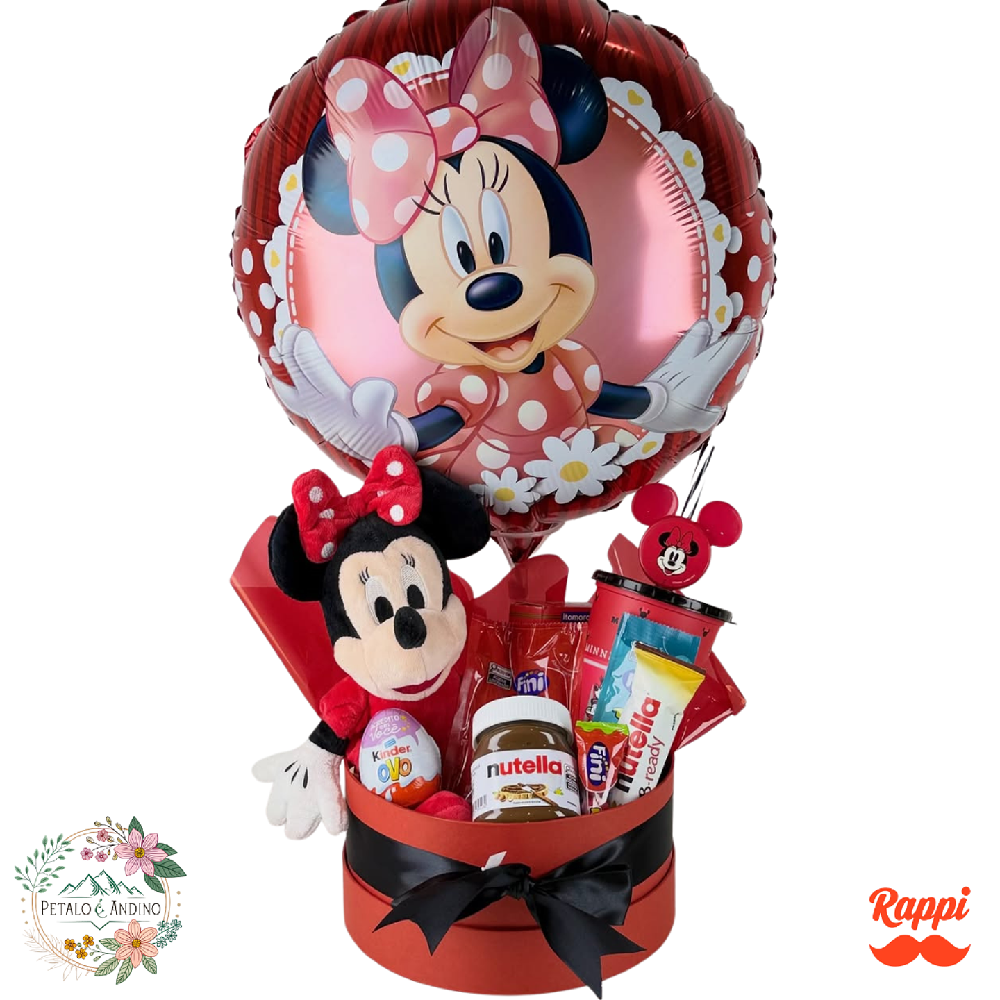 Regalo Minnie con Dulces y Globo 1