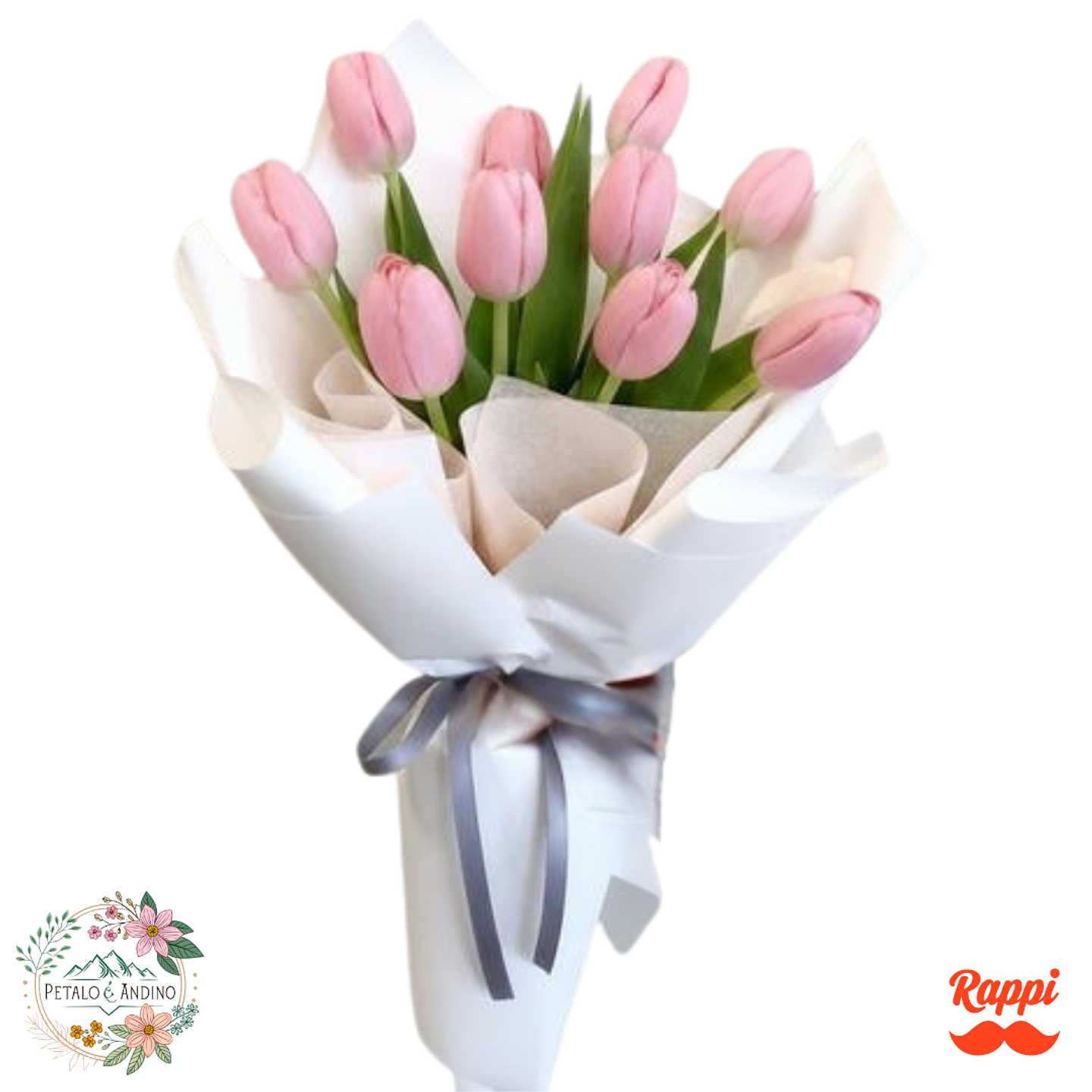 Tulipanes Rosados Clásicos 1