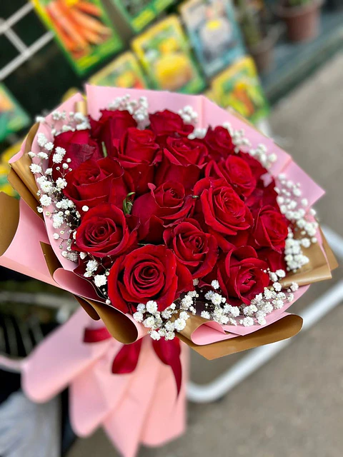 🌹 20 Rosas Rojas “Pasión de Abril”