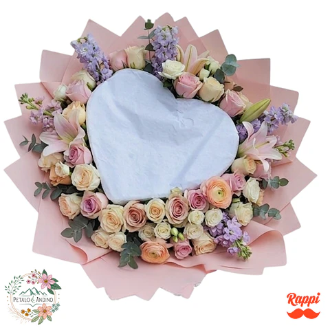 Corazón de Fuego Pastel – Dulzura que Habla por Ti