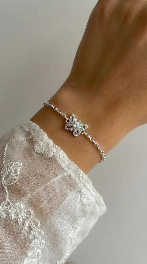 Pulsera Mariposa Giratoria