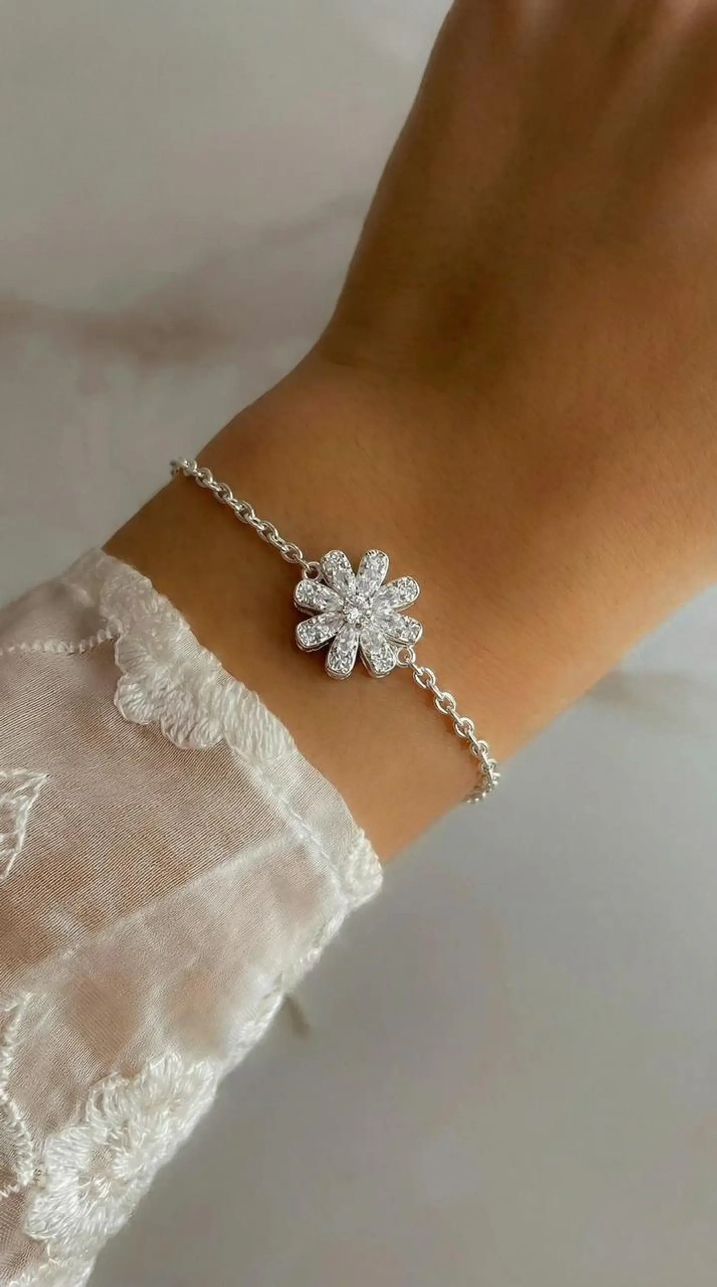 Pulsera Flor Giratoria 1