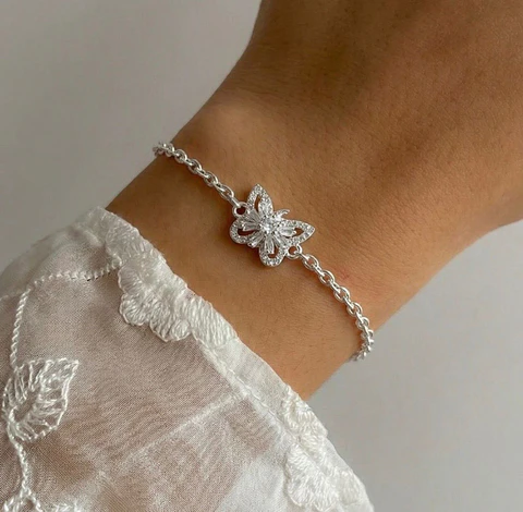 Pulsera Mariposa Giratoria