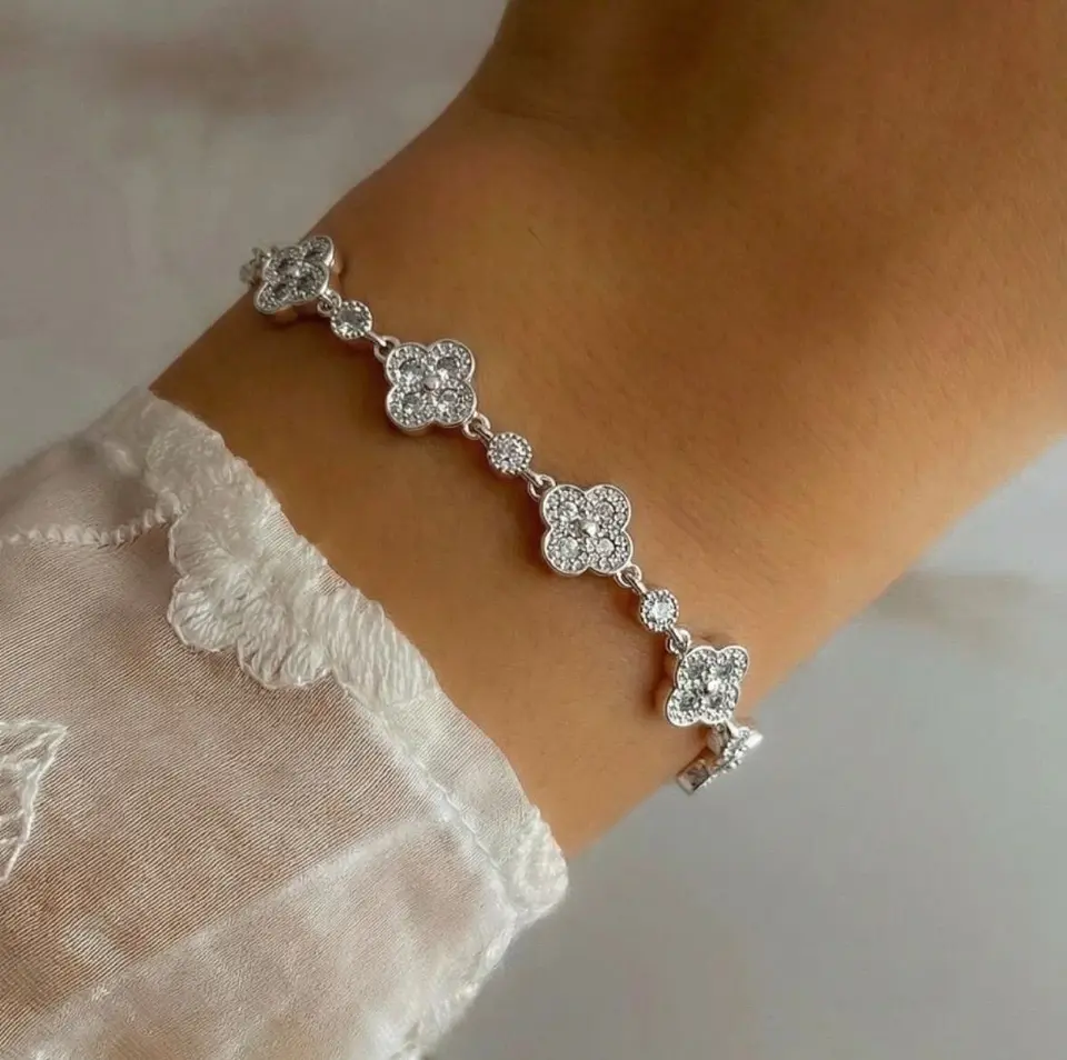 Pulsera Flores Brillantes 1