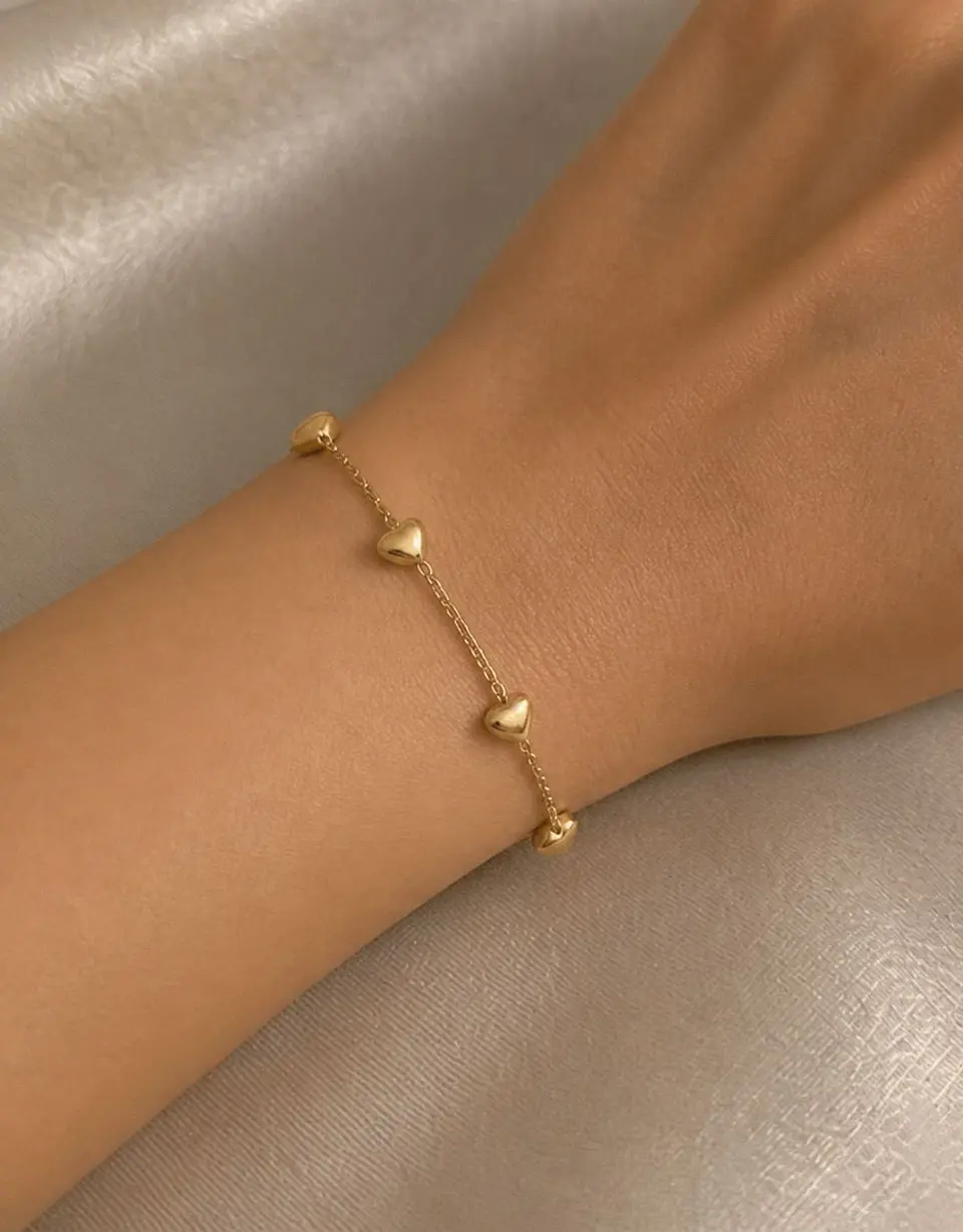Pulsera Mini Corazones 1