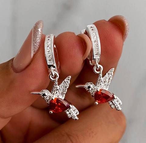 Argollas Colibrí
