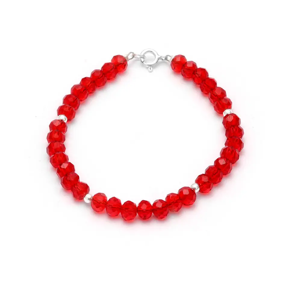 Pulsera Cristal Rojo 1