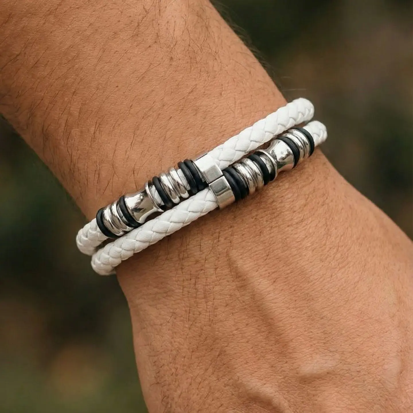Pulsera Combinada Blanca 1