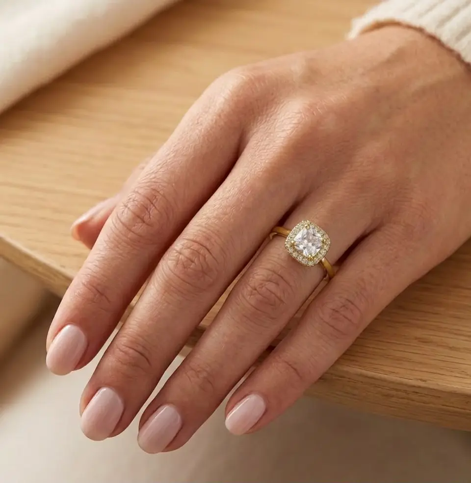 Anillo Cubic Cuadrado 1