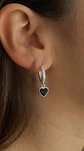 Argollas Glow Black - Miniatura 1