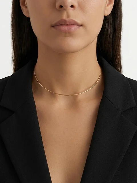 Gargantilla lisa 