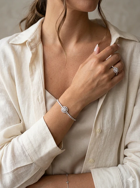 Set Glow Circulo (Pulsera + Anillo)