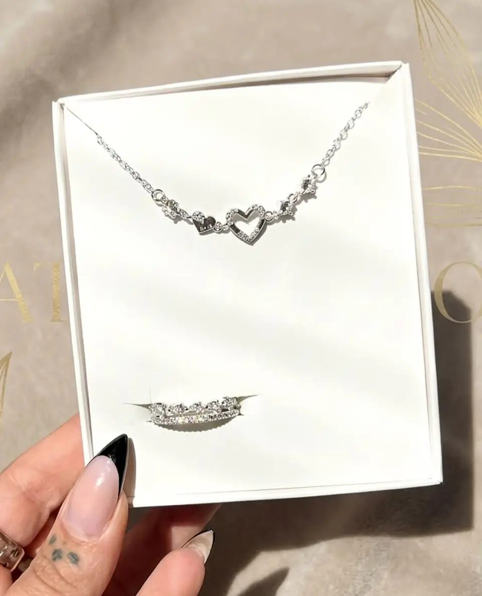 Set Heart Pulsera+Anillo 1