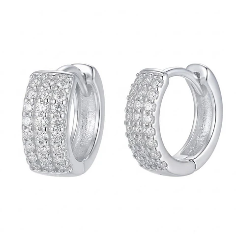 Argollas Cubanas Brillantes