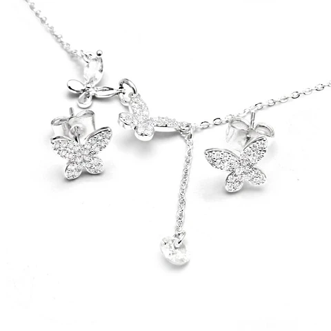 Set Mariposa con aros