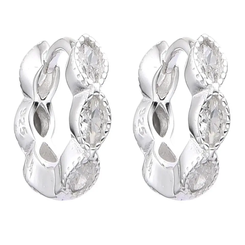 Argollas Oval Cubic 1