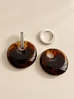 Argollas carey redondas - Miniatura 2