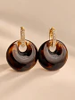 Argollas carey redondas  - Miniatura 1