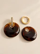 Argollas carey redondas  - Miniatura 3