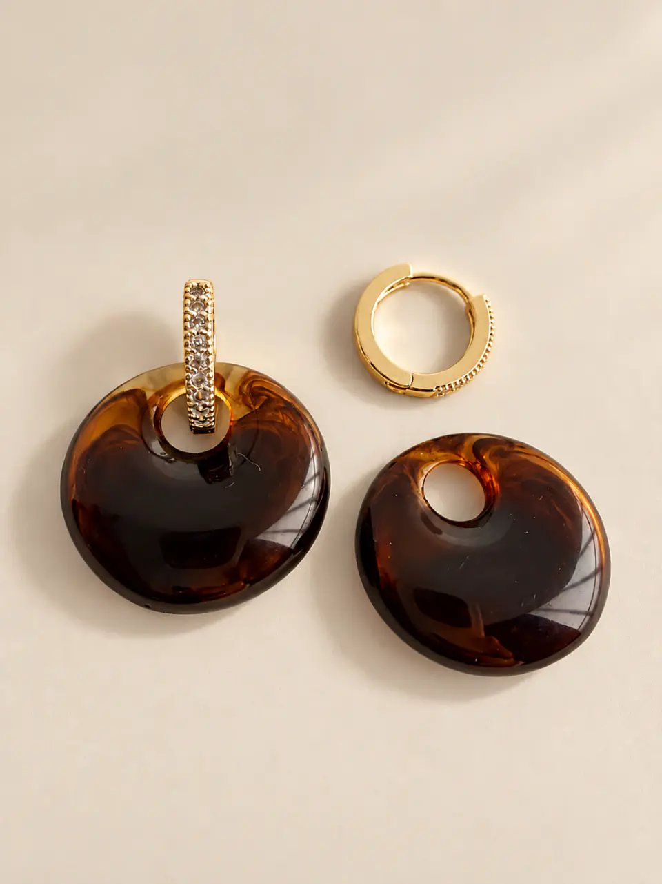 Argollas carey redondas  3