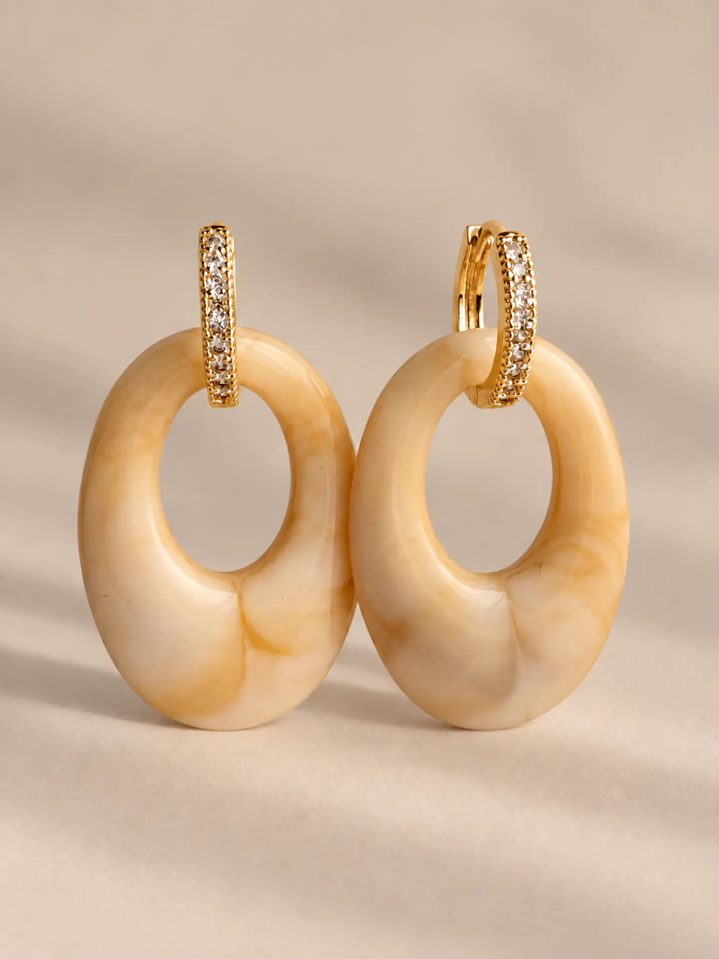 Argollas caramel  1