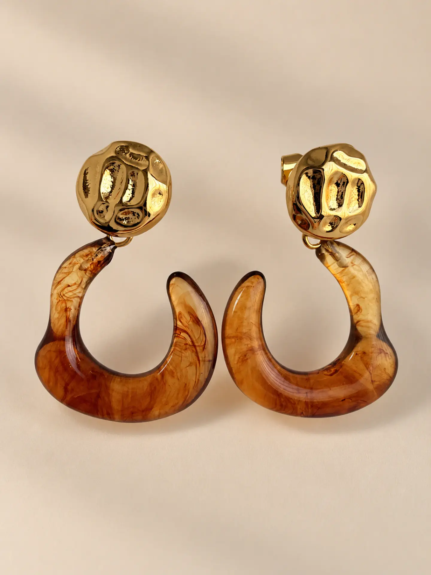 Aros colgantes carey 1