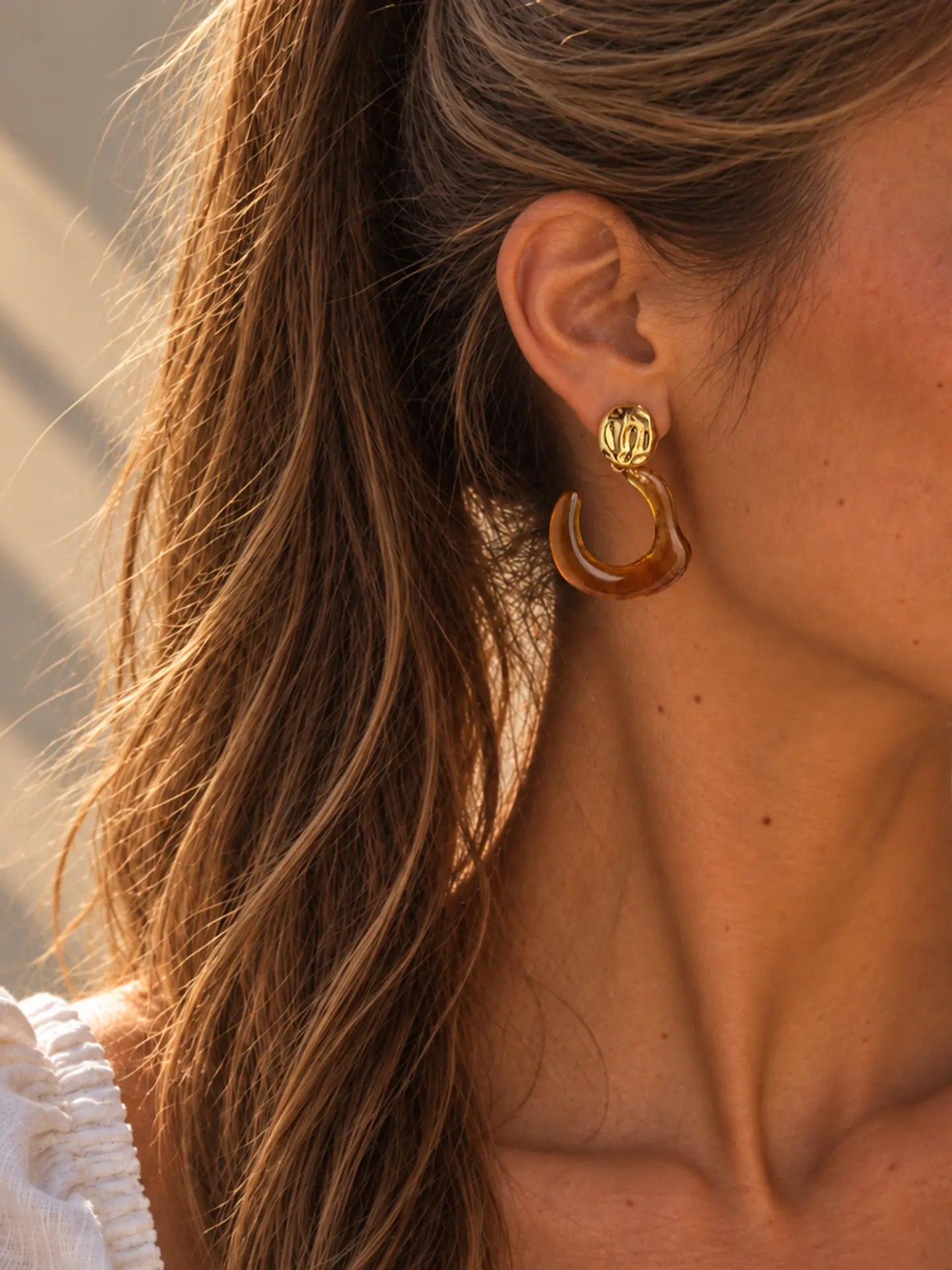 Aros colgantes carey 2