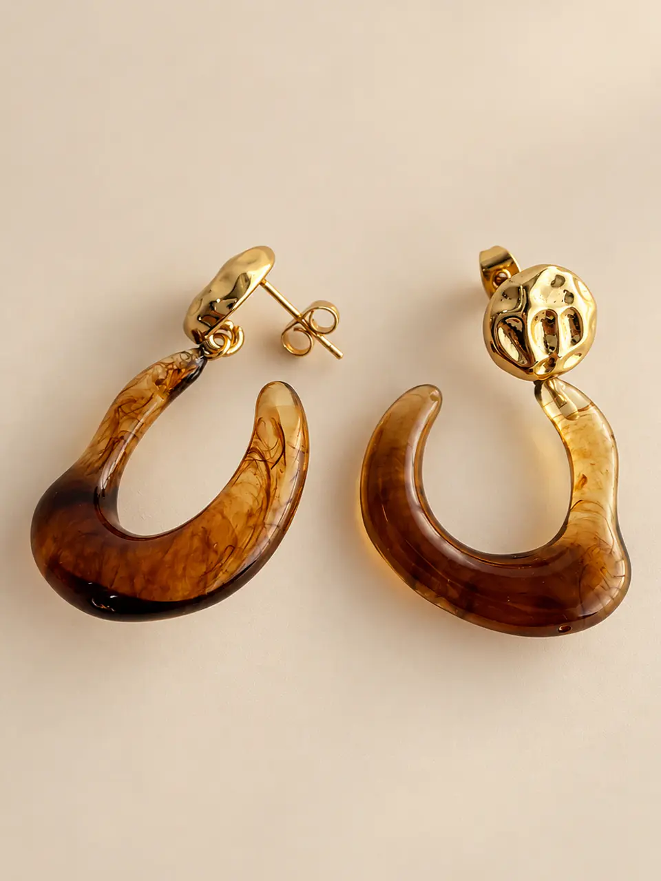 Aros colgantes carey 3