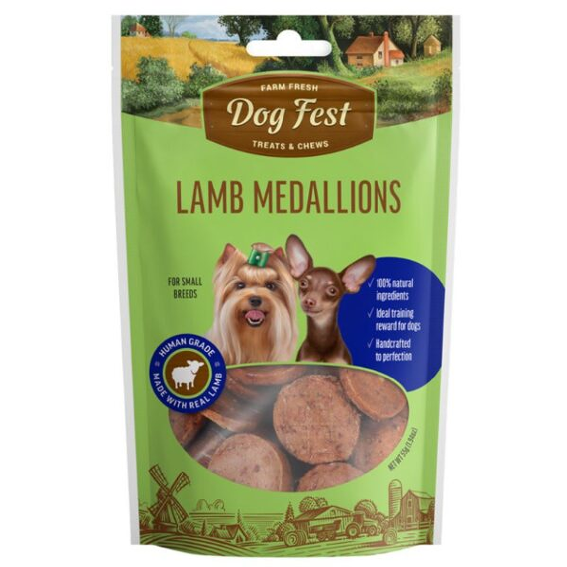 Snack Perro Dog Fest Medallones de Cordero 55 GR 1