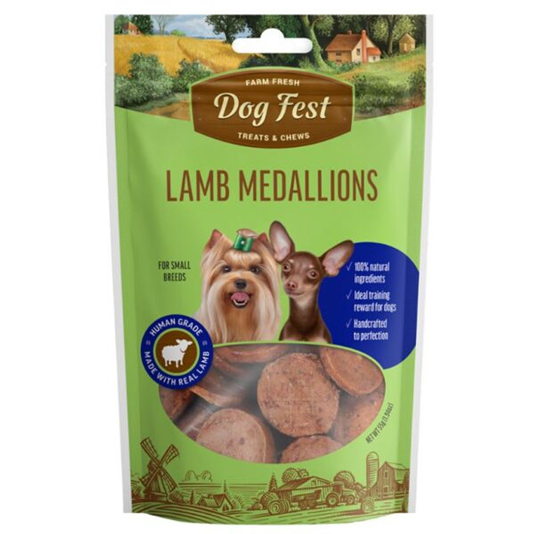 Snack Perro Dog Fest Medallones de Cordero 55 GR 1
