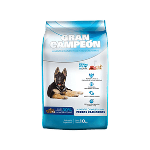 Gran Campeón Cachorro Carne Pollo Leche 10 KG