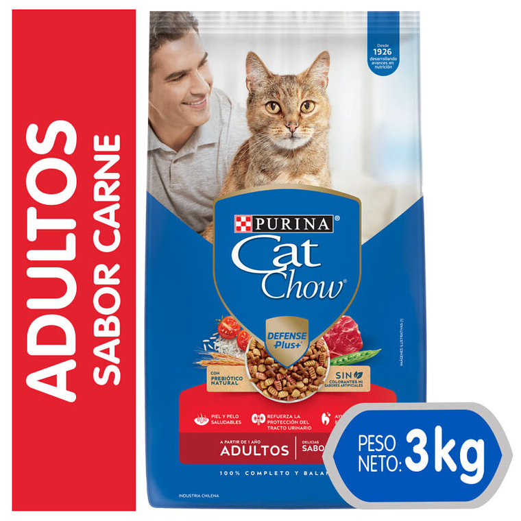 Cat Chow Delicia de Carne 3 KG 1
