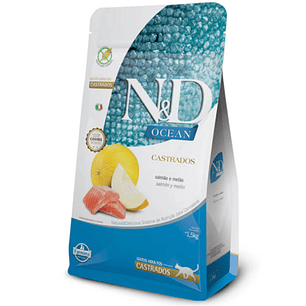 N&D Ocean Feline Castrado Salmon 7.5 KG