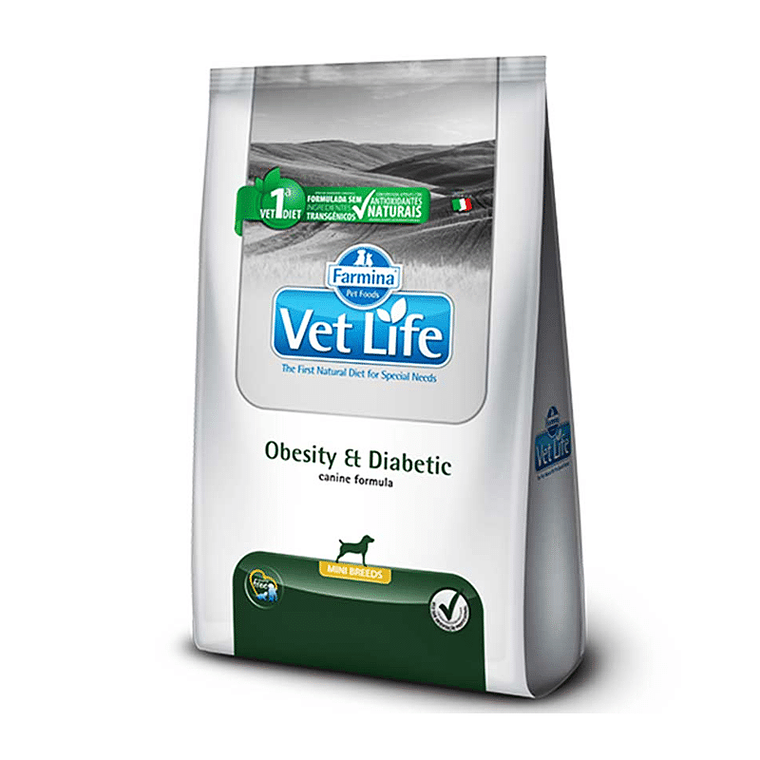 Vet Life Obesidad y Diabetes perro 2KG 1
