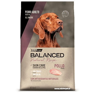 Vitalcan Balanced Natural Recipe Perro Adulto Pollo 3 KG