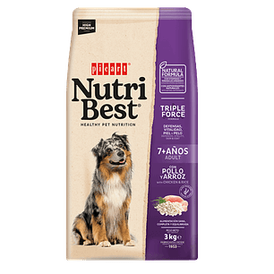 Nutribest Dog Adult 7+ Senior Chicken & Rice 3 KG