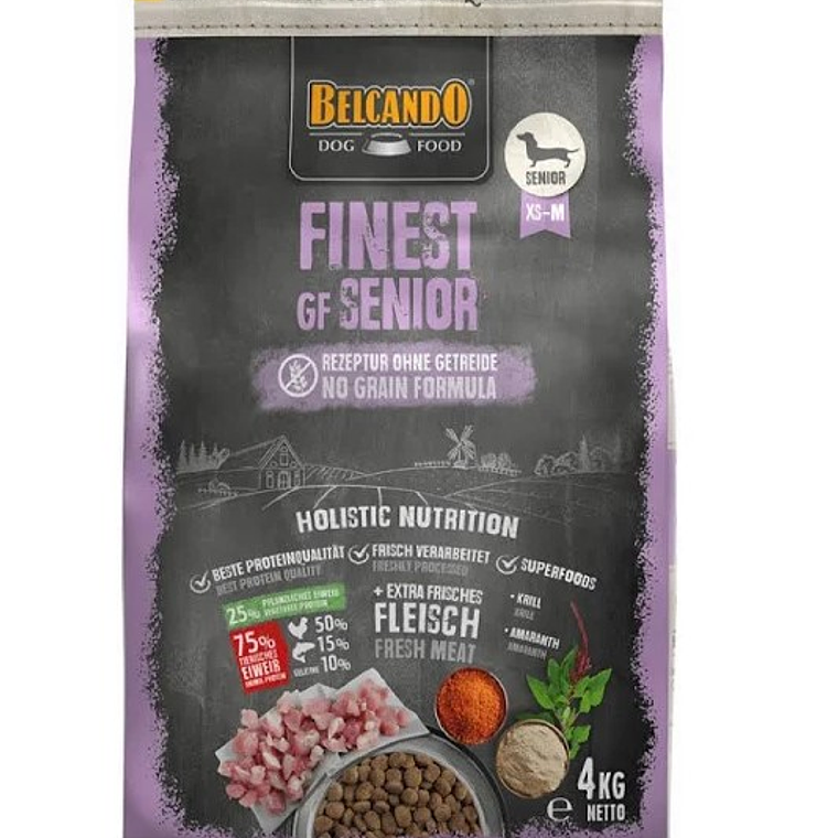 Belcando Perro Finest Grain Free Senior 4KG 1