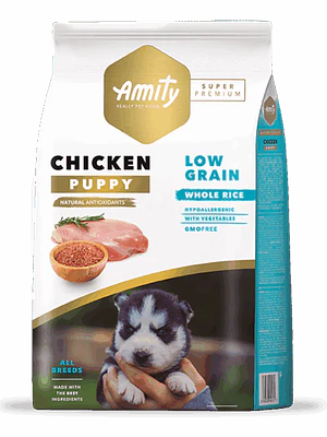 Amity Super Premium Low Grain Chicken Puppy 14 KG