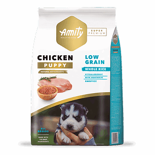 Amity Super Premium Low Grain Chicken Puppy 14 KG