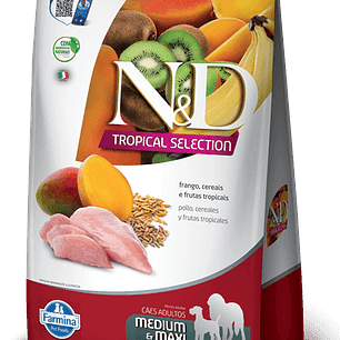 N&D Tropical Adulto Medium Frango 10 KG