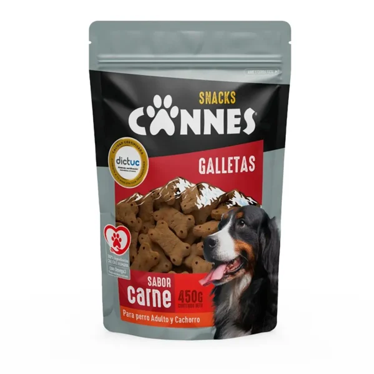Galletas Cannes Carne Todas las Edades 450gr 1