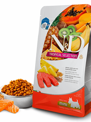 N&D Tropical Mini Adulto Salmón 2.5 KG