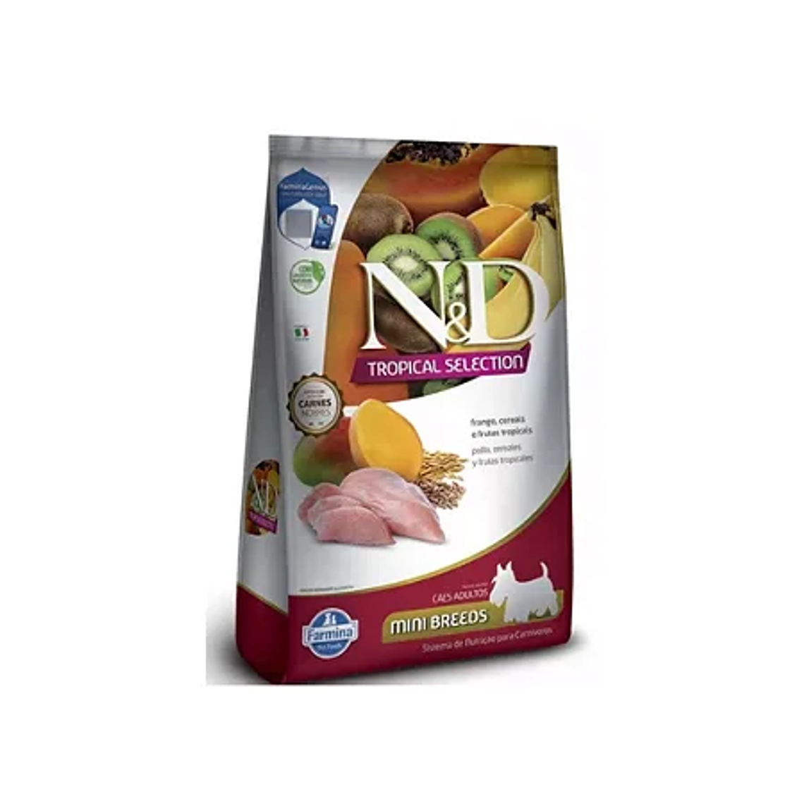 N&D Tropical Mini Adulto Frango 2.5 KG 1