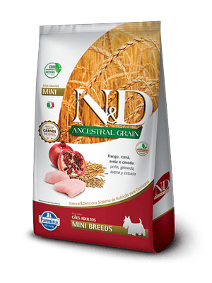 N&D Perro Adult Ancestral Frango Adulto Raza Pequeña 10.1 KG