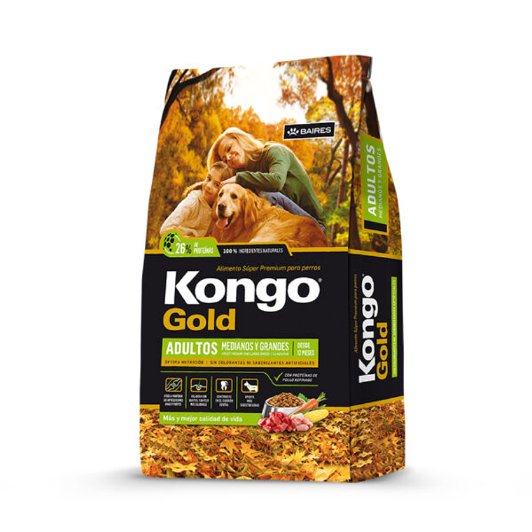 Kongo Gold Perro Adulto 21 KG 1