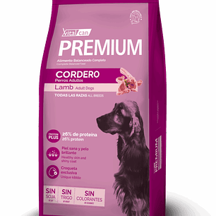 Vitalcan Premium Perro Adulto Cordero 20 KG